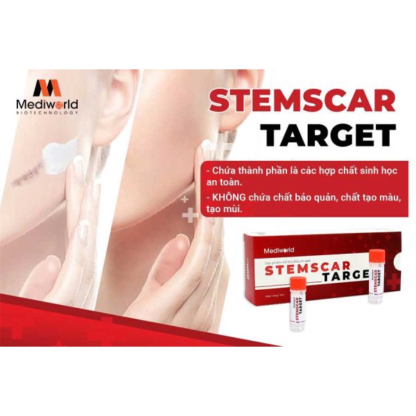 STEMSCAR TARGET | Tế Bào Gốc Chăm Sóc Da Sẹo, Da Tổn Thương