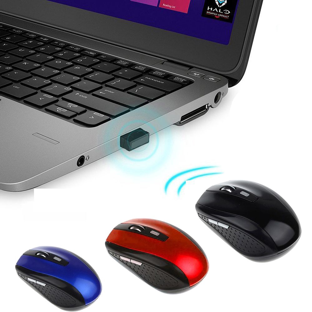 🔸MAGIC🔹 Colorful Cordless Mini Optical Portable Wireless Mouse