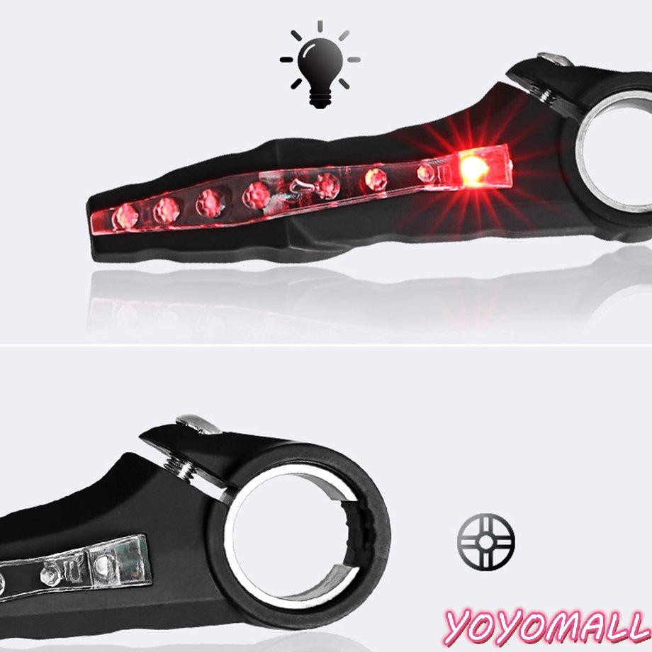 YOYO Bicycle Handlebar LED Turn Light Flash Light Handle Bar End Night Safety Lamp