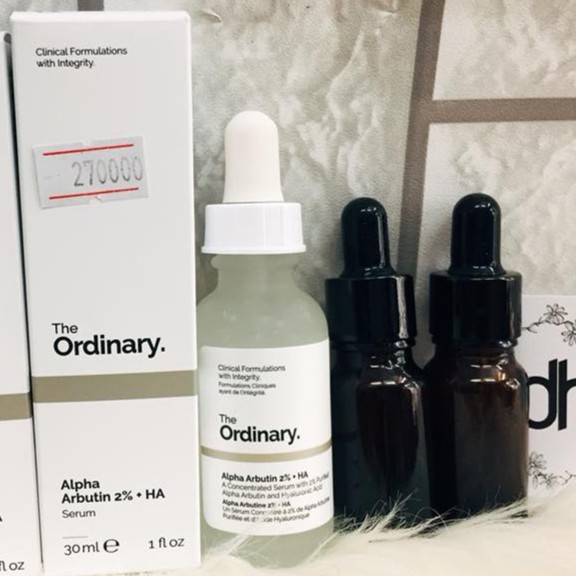 Serum The Ordinary Alpha Arbutin 2% + HA 30ml LÀM SÁNG VÀ DƯỠNG ẨM DA
