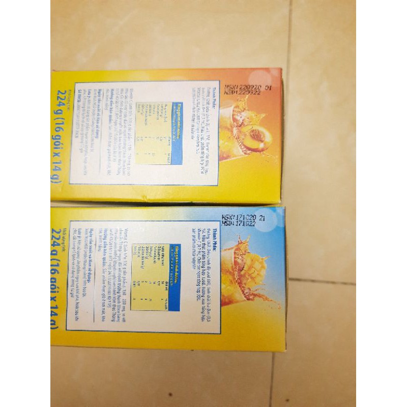 Hộp 16 Gói Trà Lipton Ice Tea Vị Xoài/Vị đào (14g / Gói) | BigBuy360 - bigbuy360.vn