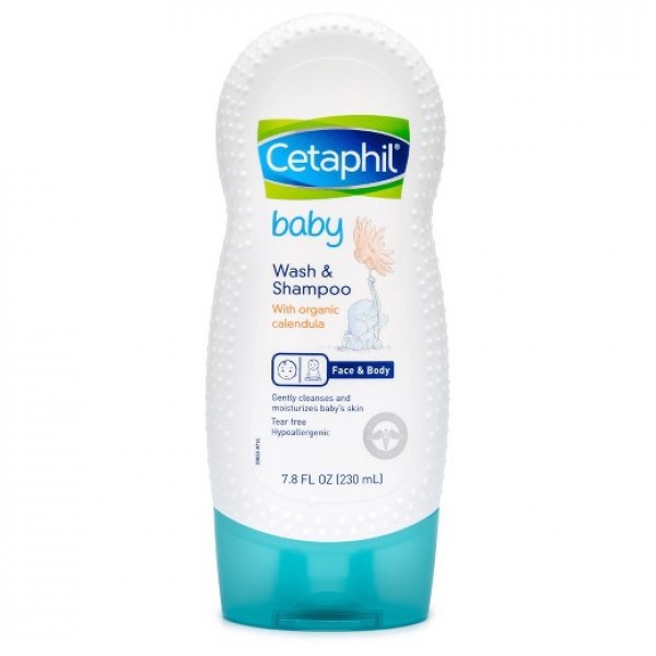 Sữa tắm gội 2in1 Organic Cetaphil 230ml cho bé