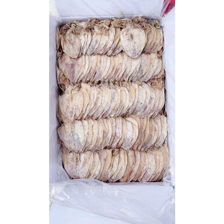 Mực Câu Khô loại 1 -cá chỉ vàng 2k- Size Mini - Ngon Dày Cơm Ngọt Mực - khoảng 140 - 150 con/kg giá 1 con