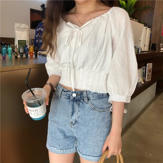 Áo Thun Trễ Vai Tay Dài