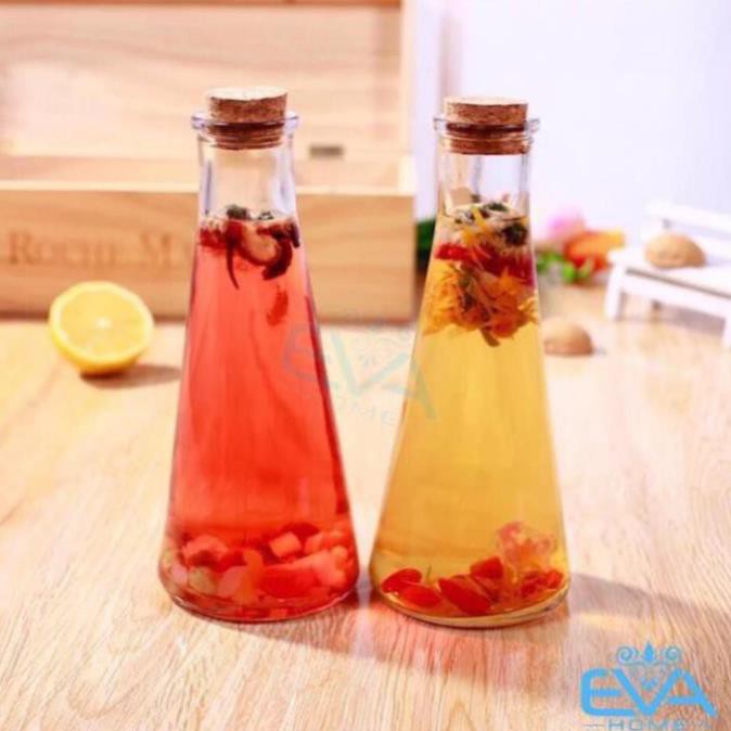 Chai lọ thủy tinh tam giác sinh tố 315ML đẹp giá rẻ