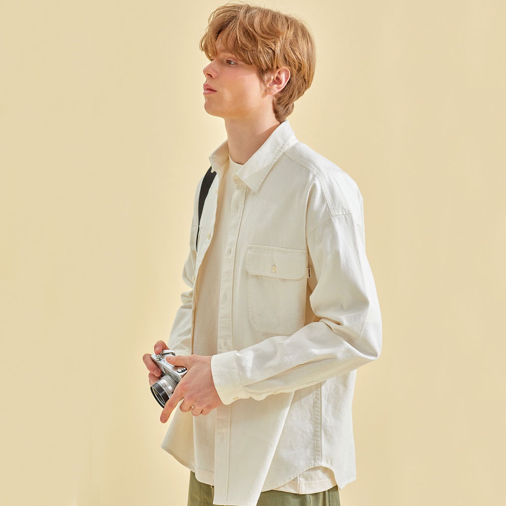 Áo sơ mi dòng ngoại cỡ WHOAU WHYAB2424U đơn giản thời trang