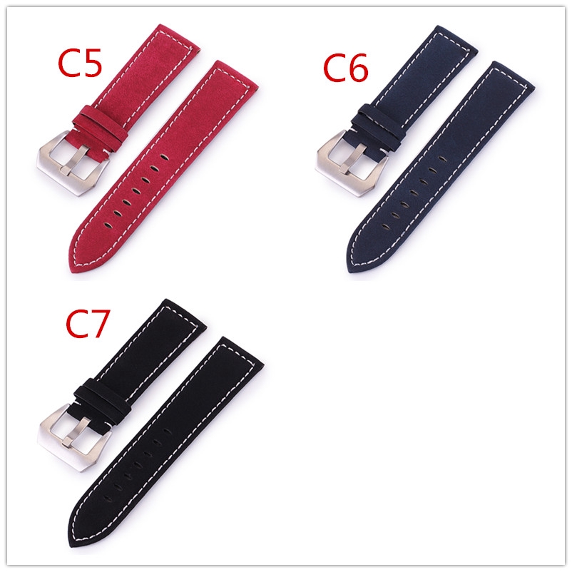 Dây đeo đồng hồ bằng da cho nam/nữ 18mm 20mm