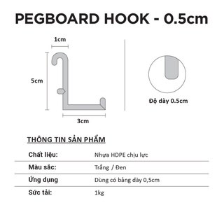 Phụ Kiện Bảng Pegboard