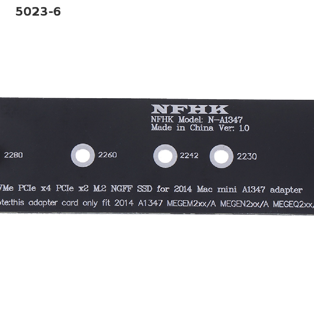 Thẻ Chuyển Đổi PCI-Ex4 M.2 NGFF NVME AHCI SSD 5023-6 Cho 2014macbook mini A1347