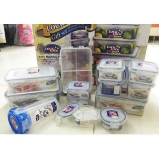 BỘ NHỰA LOCK AND LOCK 13 MÓN CÓ CHIA NGĂN CAO CẤP 13EA