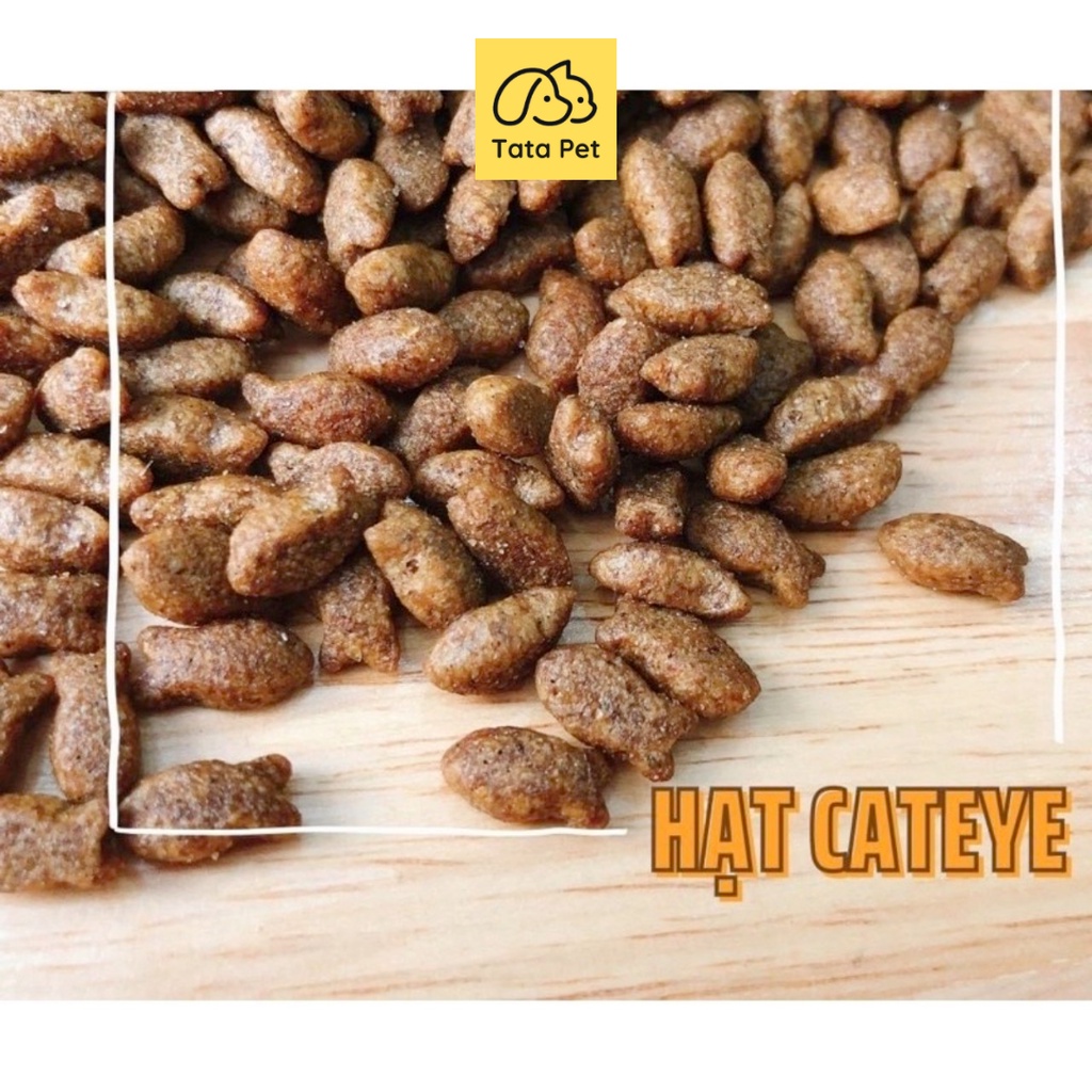Thức Ăn Mèo CATEYE Combo Cateye 1kg , Hạt Cateyes Cân bằng dinh dưỡng, giảm búi lông hiệu quả