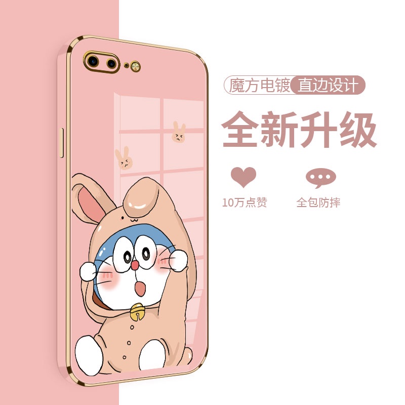 Ốp Điện Thoại Mềm Hình Doraemon Thỏ Hoạt Hình Cho iPhone xr xs max iPhone 7 plus 8plus iPhone 6 6plus i6 6s 7 8 se2 se3
