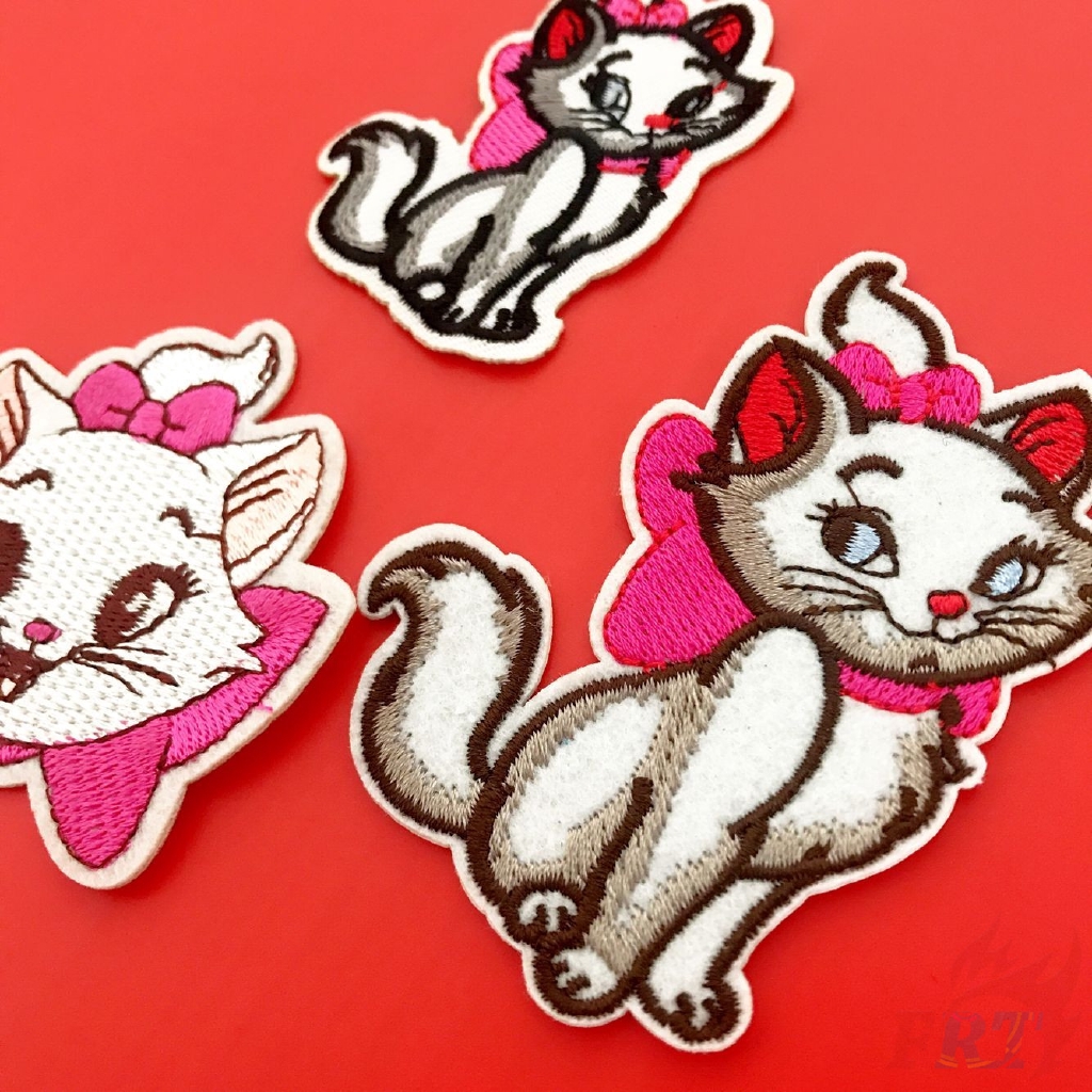 Miếng vá ủi thêu trang trí hình nàng mèo trong phim The Aristocats của Disney