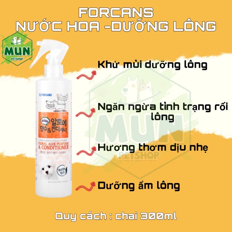 Forcans nước hoa dưỡng lông (001129)