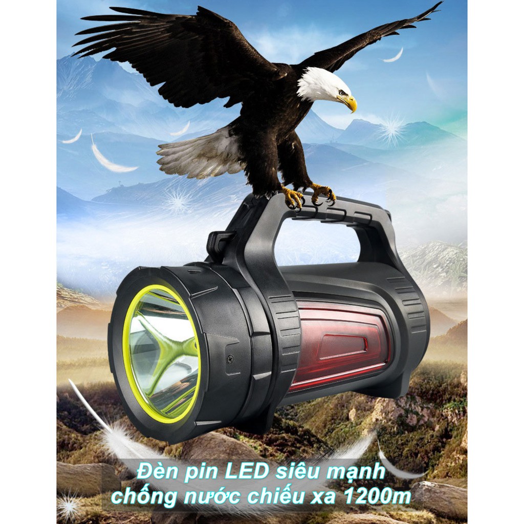 Đèn pin LED siêu mạnh chống nước chiếu xa 1200m ( Phiên bản nâng cấp ) - Home and Garden