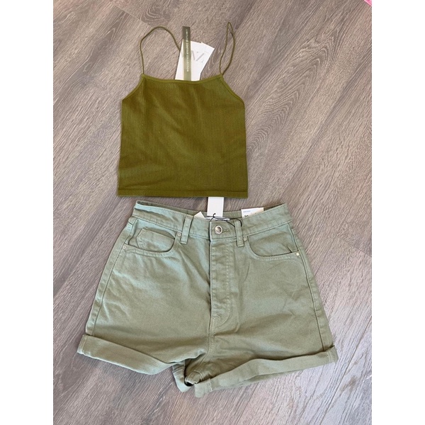 CÓ SẴN -ÁO HAI DÂY CO GIÃN ZARA AUTH ĐỦ MÀU, ĐỦ SIZE