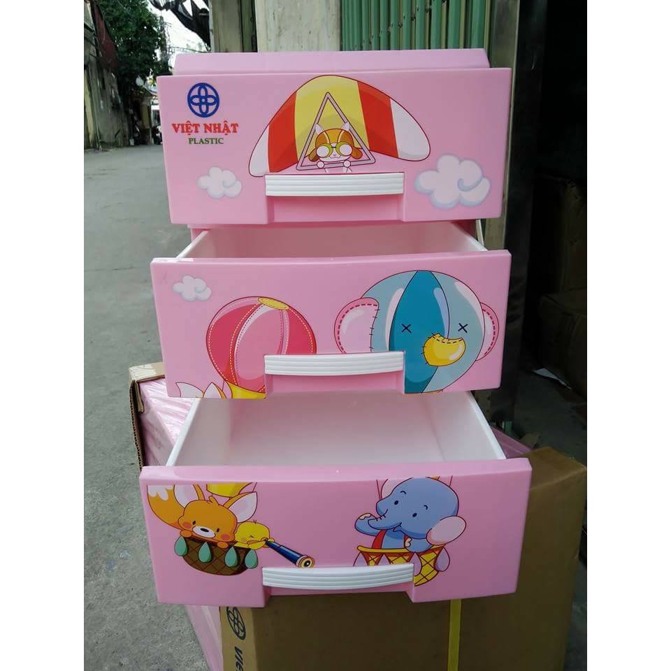 TỦ NHỰA 3 TẦNG MINI VIỆT NHẬT