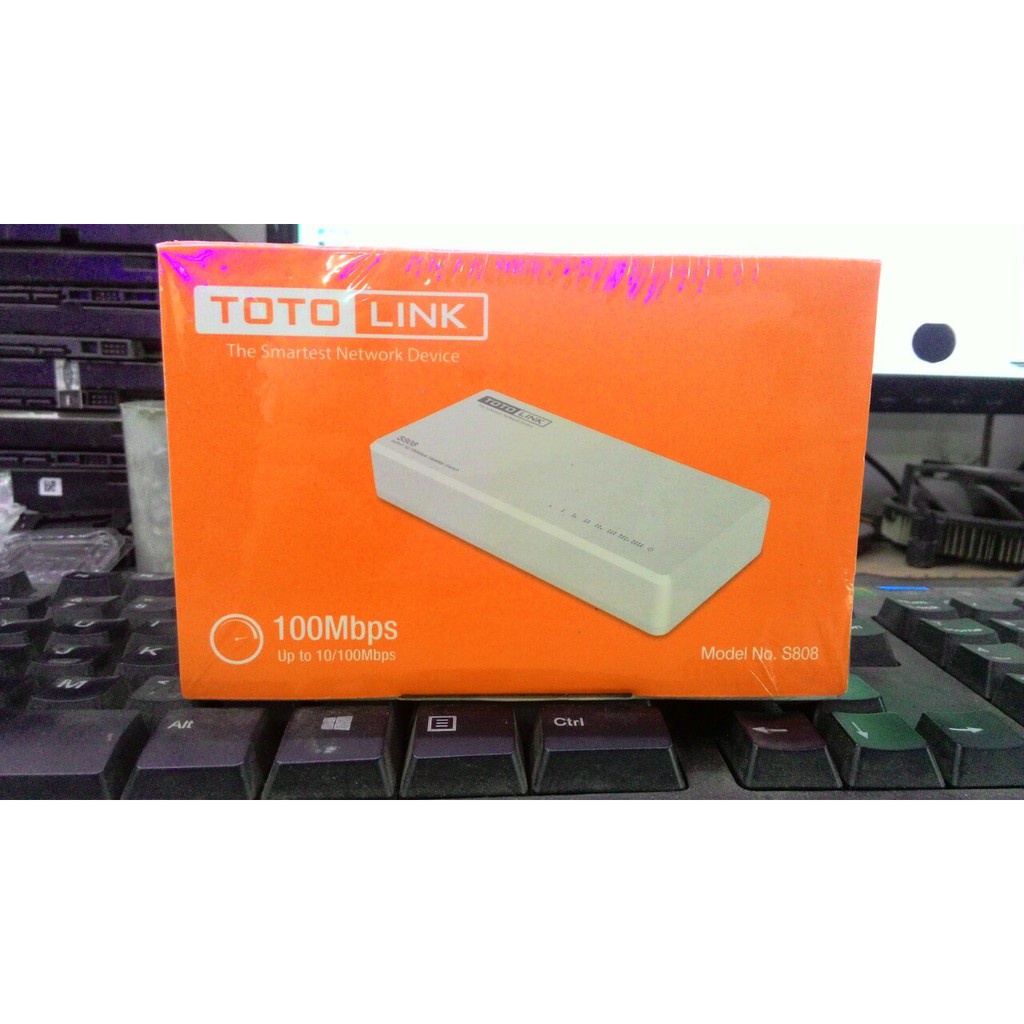 HOT -  Bộ chia mạng Totolink 8 công S808G 10/100