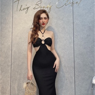 Đầm khoen body cổ yếm siêu sexy