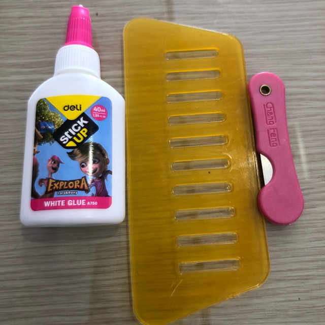 gạt giấy +dao dọc giấy ko có keo viền