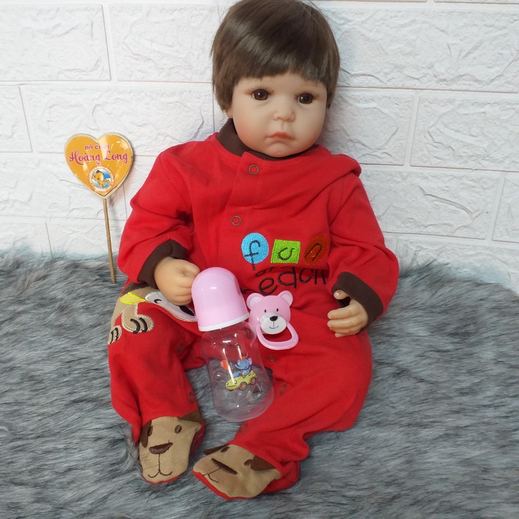 Búp bê 50 cm Gòn Tái Sinh NPK - Baby Silicone Reborn Handmade Dolls 20 inch