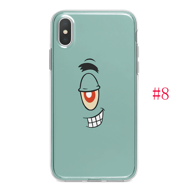 Ốp lưng Oppo A37 A39 A57 A59 A3 A3S A5 A5S A7 F1S vỏ điện thoại Silicone mềm SpongeBob SquarePants