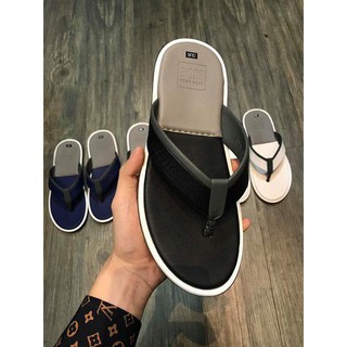 DÉP KẸP NAM HUGO BOSS 2 MÀU ĐEN XÁM