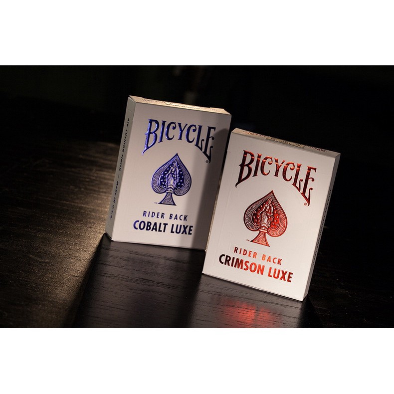 Bộ Bài Bicycle Rider Back Coralt Crimson Luxe Playing Cards Playing Cards, Thẻ Sưu Tập USPCC, Trò Chơi Thẻ Ma Thuật, Đạo Cụ Ảo Thuật Cho Nhà Ảo Thuật