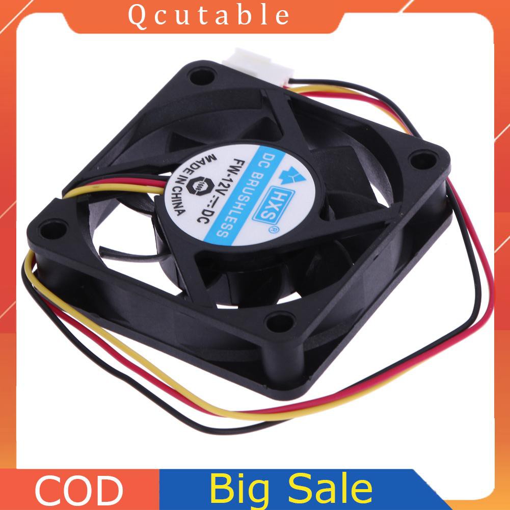 Quạt Tản Nhiệt 12v Dc 6cm 3 Pin P4/Kt