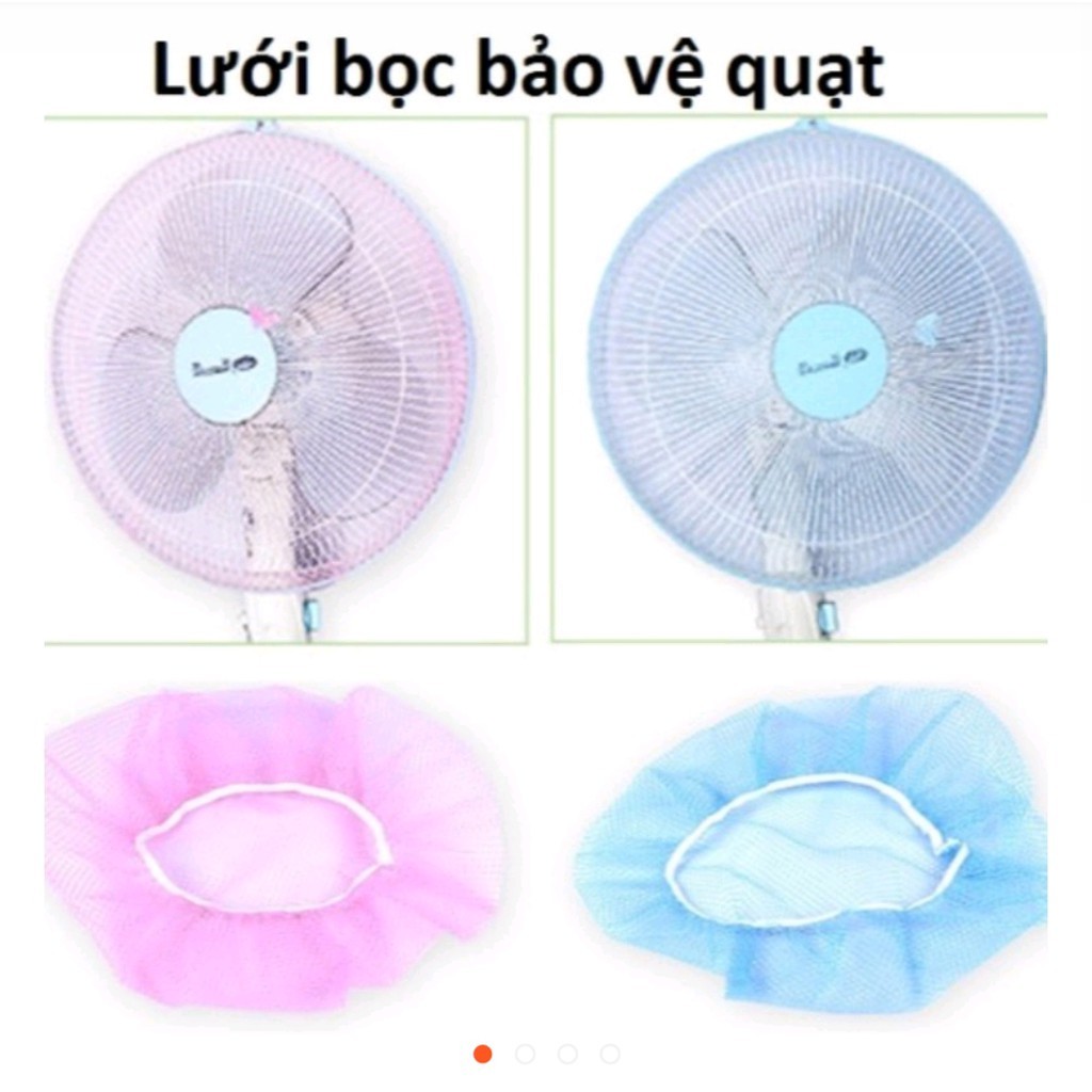 MÀN BỌC MÁY QUẠT CHỐNG BỤI - LƯỚI KHÁNG BỤI AN TOÀN CHO BÉ