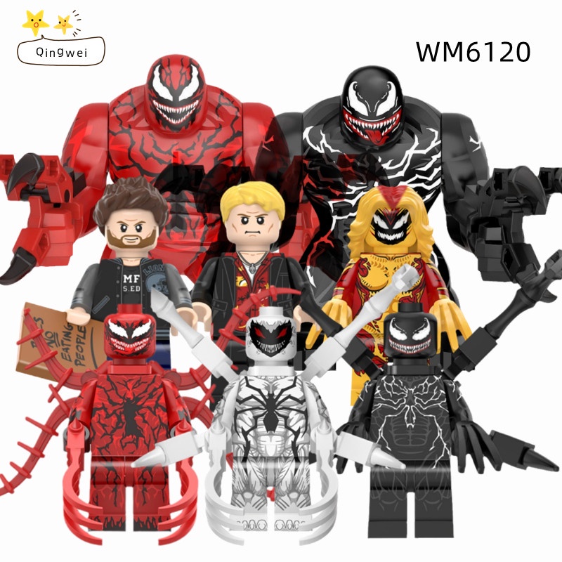 Mô Hình Lắp Ráp Nhân Vật Venom Carnage Wm6120 Vui Nhộn