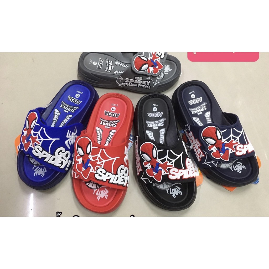 Dép Siêu Nhân Spiderman Nhện 3D - Adda 31R2T - 31R1V hàng nhập khẩu chính hãng ADDA mẫu NEW năm 2021