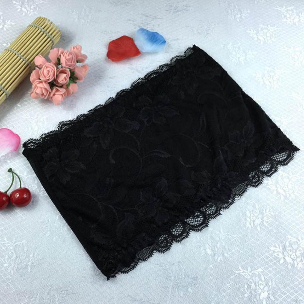 Áo ngực ống phối ren không gọng cho nữ