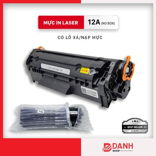 Hộp Mực Máy In 12A/FX9 Cho Máy Canon 2900/3000. HP 1010/1020,1022,3050... Có lỗ đổ/xả mực - NO BOX