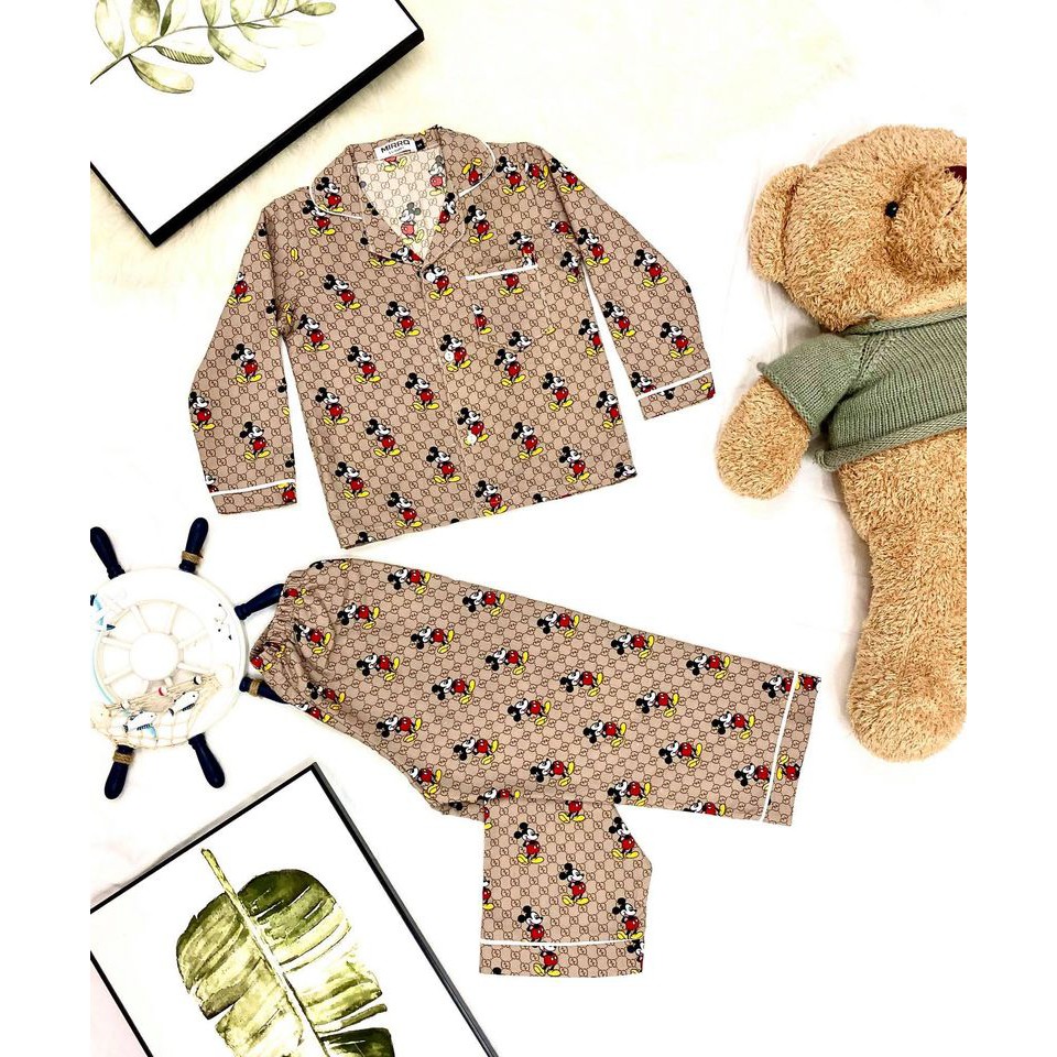 Bộ Pyjama hoạ tiết hoạt hình 10-50kg ( sẵn SLL)
