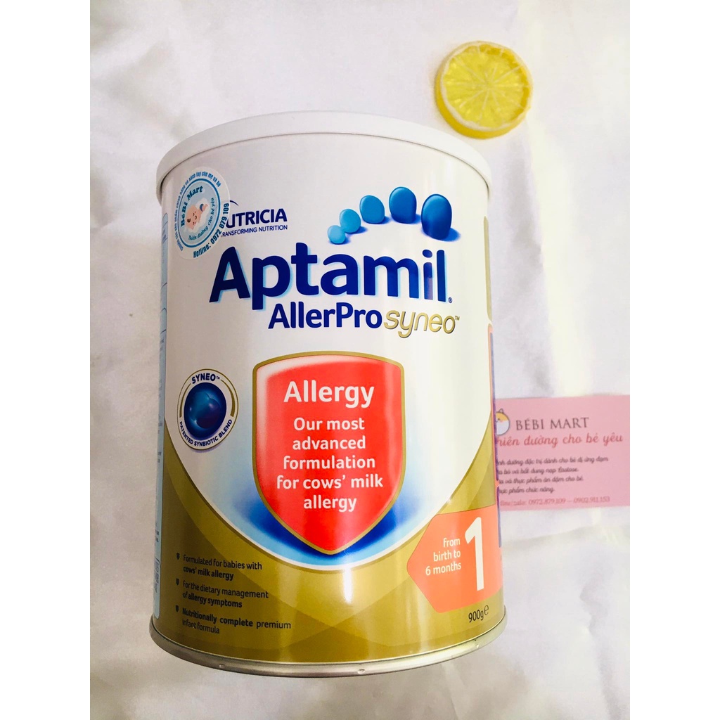Sữa Aptamil AllerPro Syneo số 1 dành cho bé dị ứng hộp 900gr