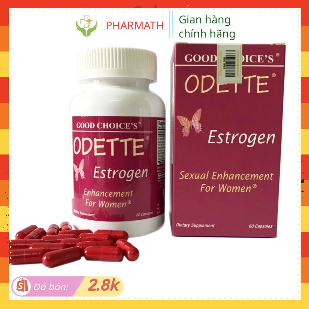 [PHARMATH] VIÊN UỐNG NỘI TIẾT TỐ NỮ ODETTE ESTROGEN