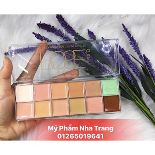 Bảng kem che khuyết điểm,highlight,tạo khối 12 ô o.two.o