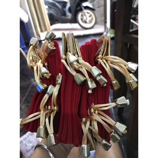 Combo 100 túi vải đỏ đựng trang sức