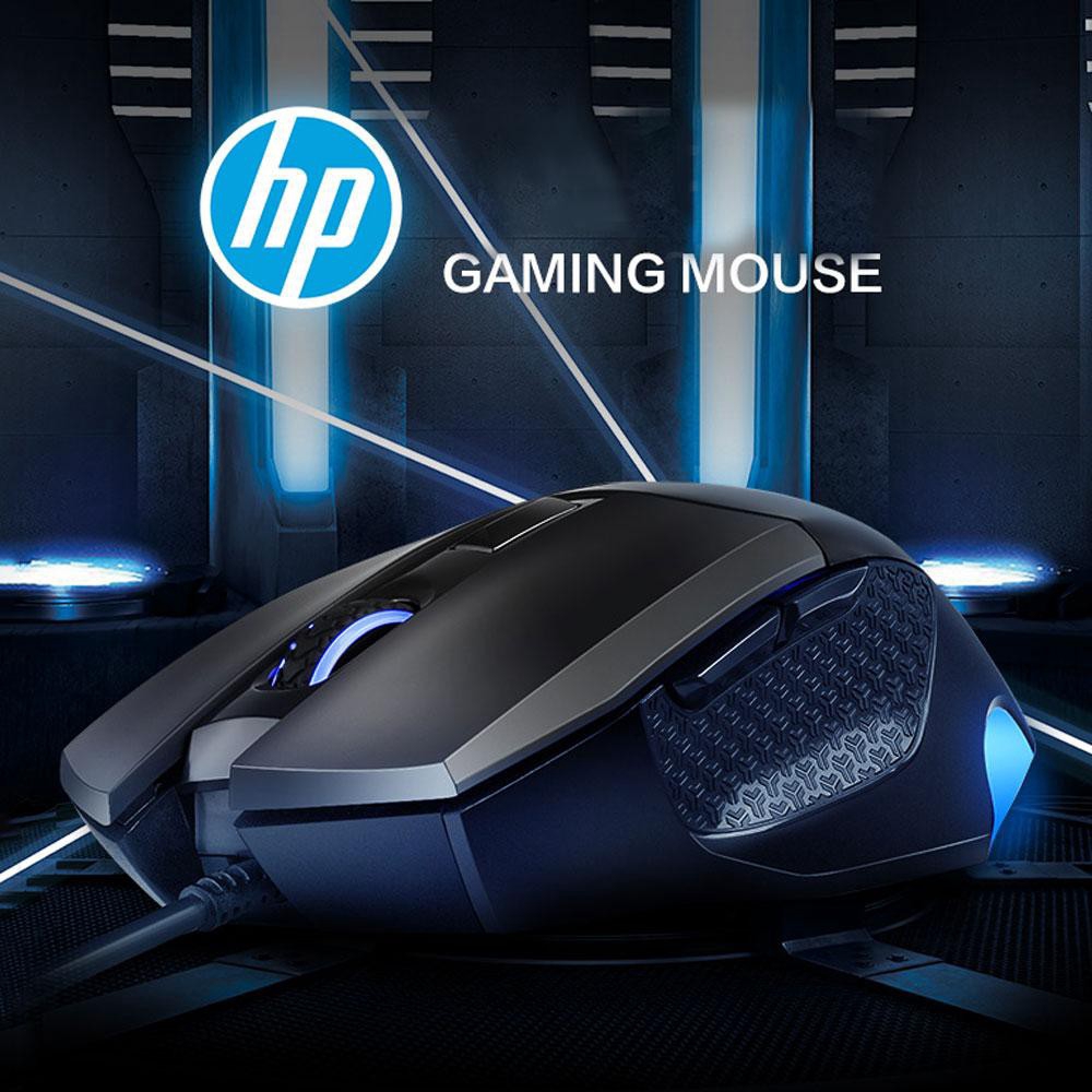 Chuột Quang Gaming HP G200 Có Dây 6 NúT BấM 4000DPI Cho PC E-Strike