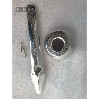 SET 6 MÓN INOX AIR BLADE 2008 - 2010 ( ỐP CẢNG, GÁC CHÂN HC, CHỤP PÔ, MỦI TÊN, MỎ DÈ, B. VỆ LÁI)