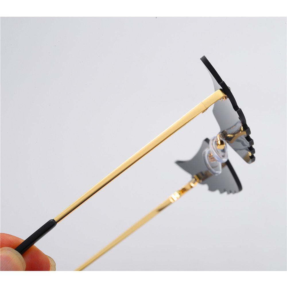 MOILYVN Kính Mát Nữ Gọng Đôi Cánh Thiên Thần Sang Trọng