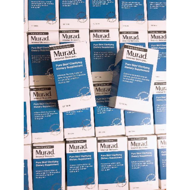 Viên Uống Giảm Mụn, Giảm Dầu Murad Pure Skin Clarifying murad | Thế Giới Skin Care