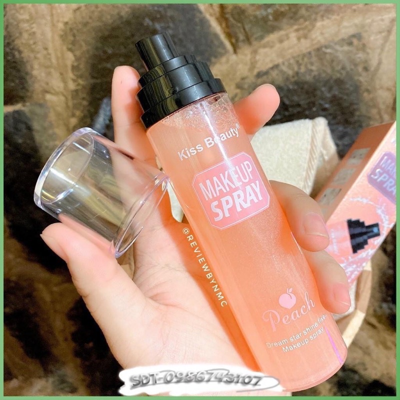 XỊT KHOÁ NỀN MAKE UP KISS BEAUTY PEACH | BigBuy360 - bigbuy360.vn