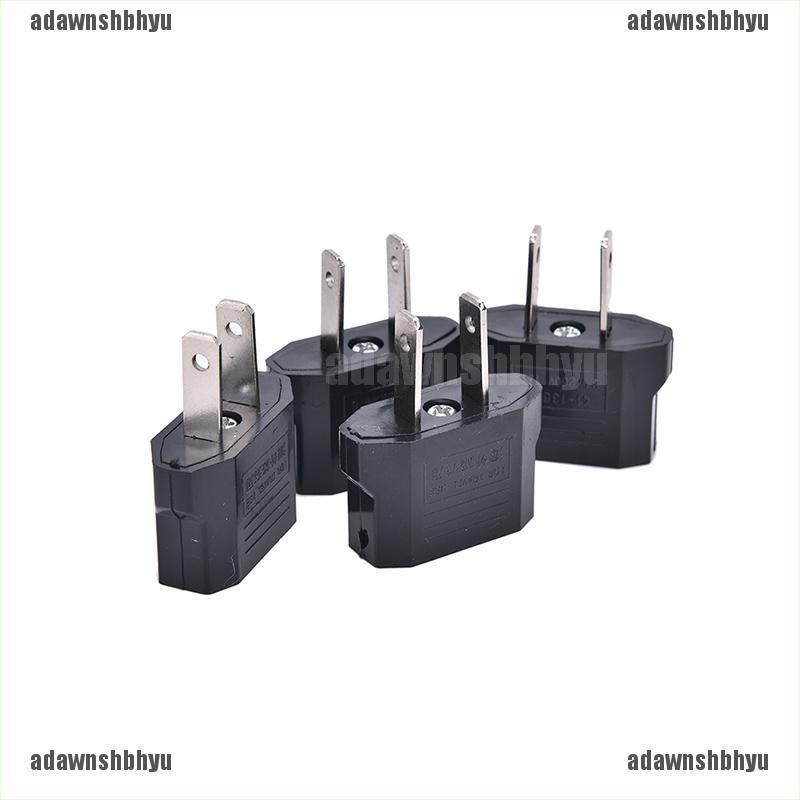 Set 4 Phích Cắm Chuyển Đổi EU Sang US USA Tiện Dụng