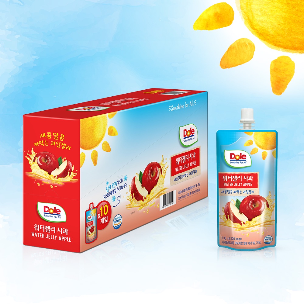 Combo 3 Nước Táo Ép Thạch Dole (3 x 130ml)