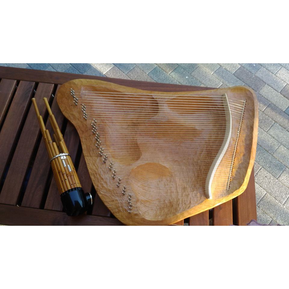 Đàn Lyre Harp đàn hạc thủ công Tặng full phụ kiện, bảo hành thân đàn 10 năm tặng đàn kalimba 17 phím KATENE-W01051