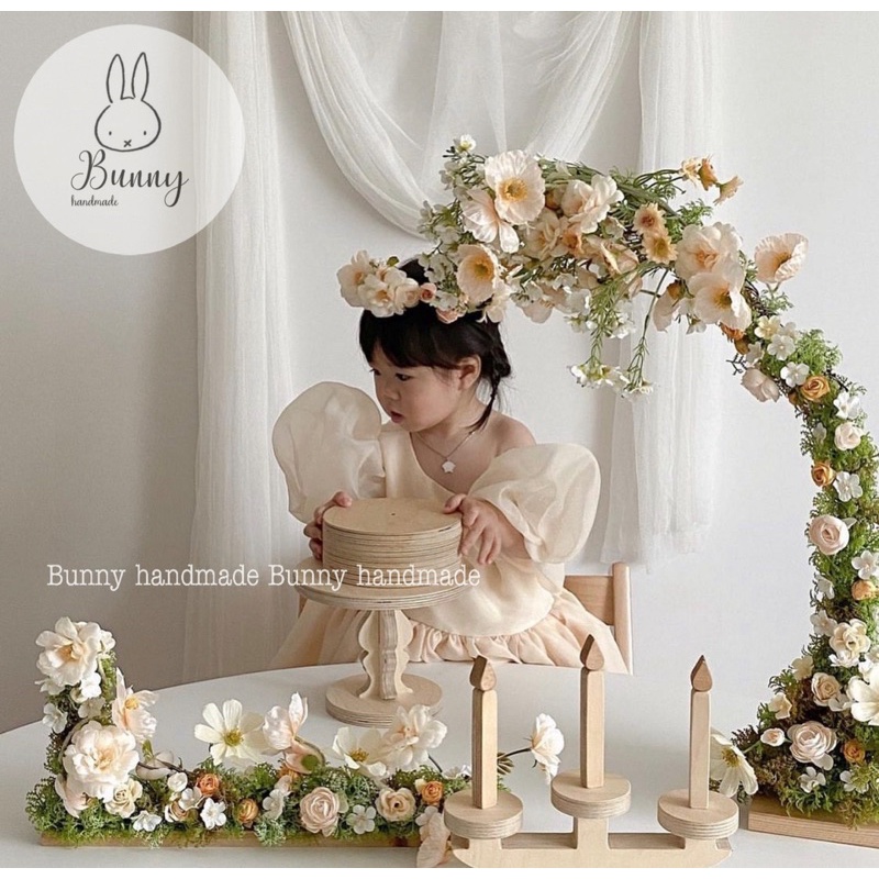 Đèn cày gỗ decor sinh nhật