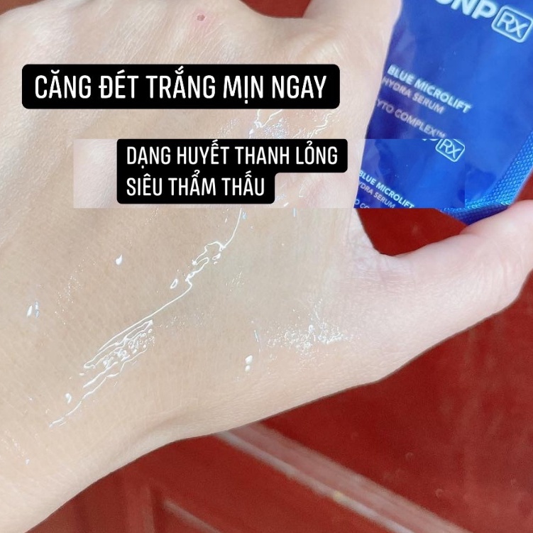 1 gói tinh chất cấp nước CNP Blue Microlift Hydra Serum CYTO COMPLEX