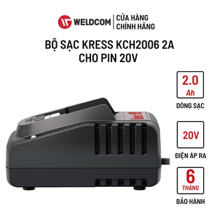 Bộ sạc kress kch2006 tốc độ sạc nhanh dòng sạc 20v 2a